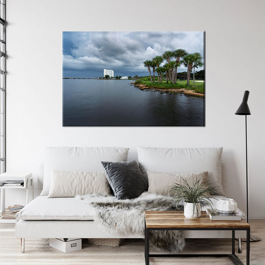 Palm Beach Framed Canvas