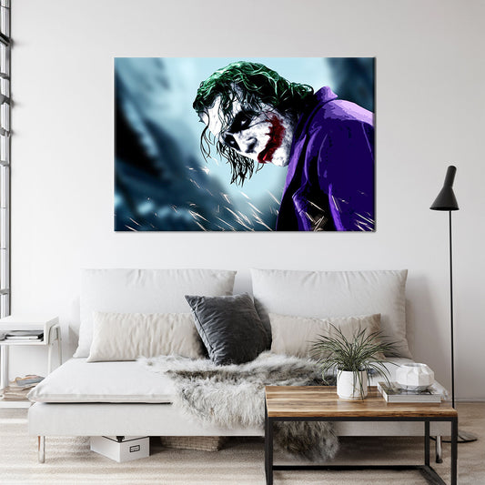 The Joker Framed Canvas