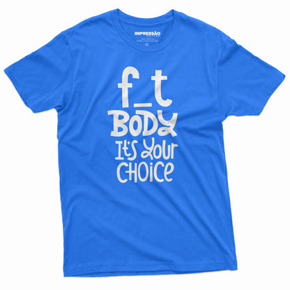 تي شيرت مطبوع مسبقًا فاخر – F_T BODY