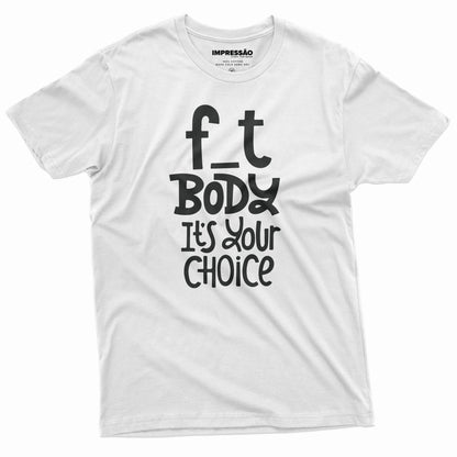 تي شيرت مطبوع مسبقًا فاخر – F_T BODY