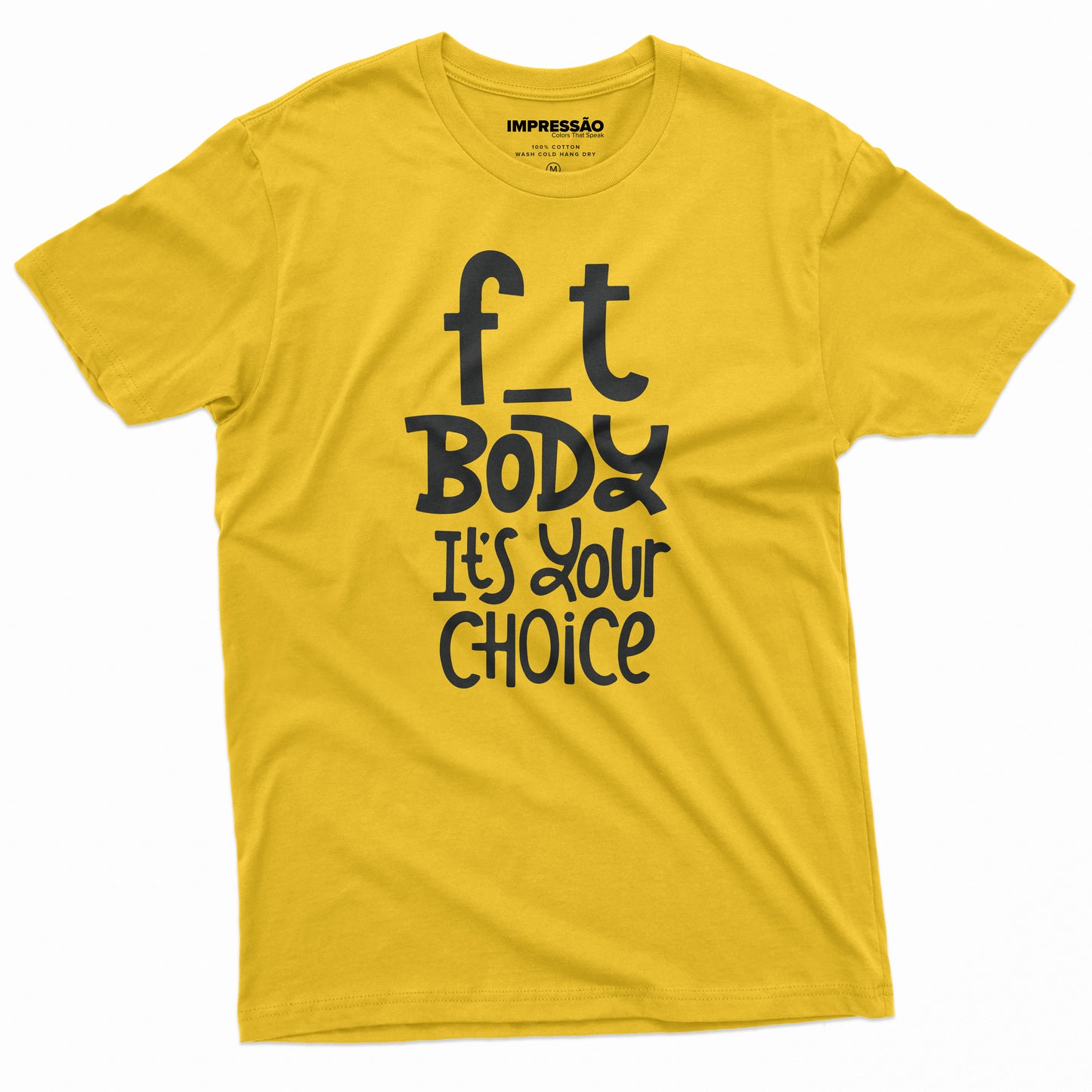تي شيرت مطبوع مسبقًا فاخر – F_T BODY