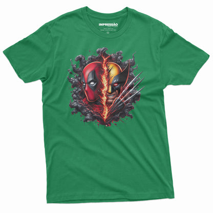 DeadPool & Wolverine Premium Preprinted T-Shirt