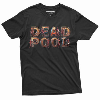 DeadPool (Letters) Premium Preprinted T-Shirt